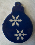 Ornament Blue snowflake